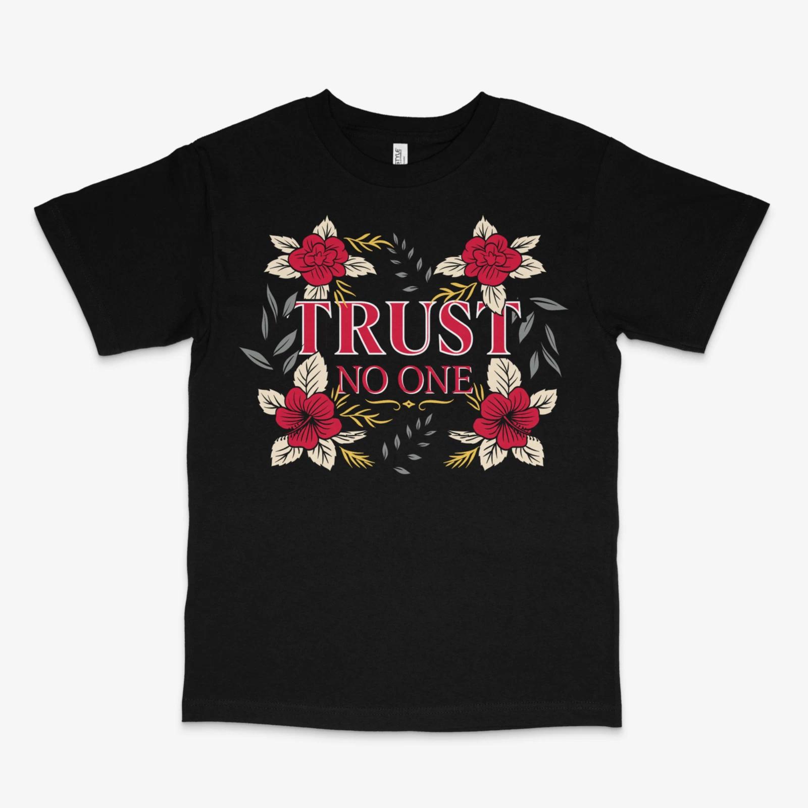 Trust No One Union LA Chicago 1 Black Tee M