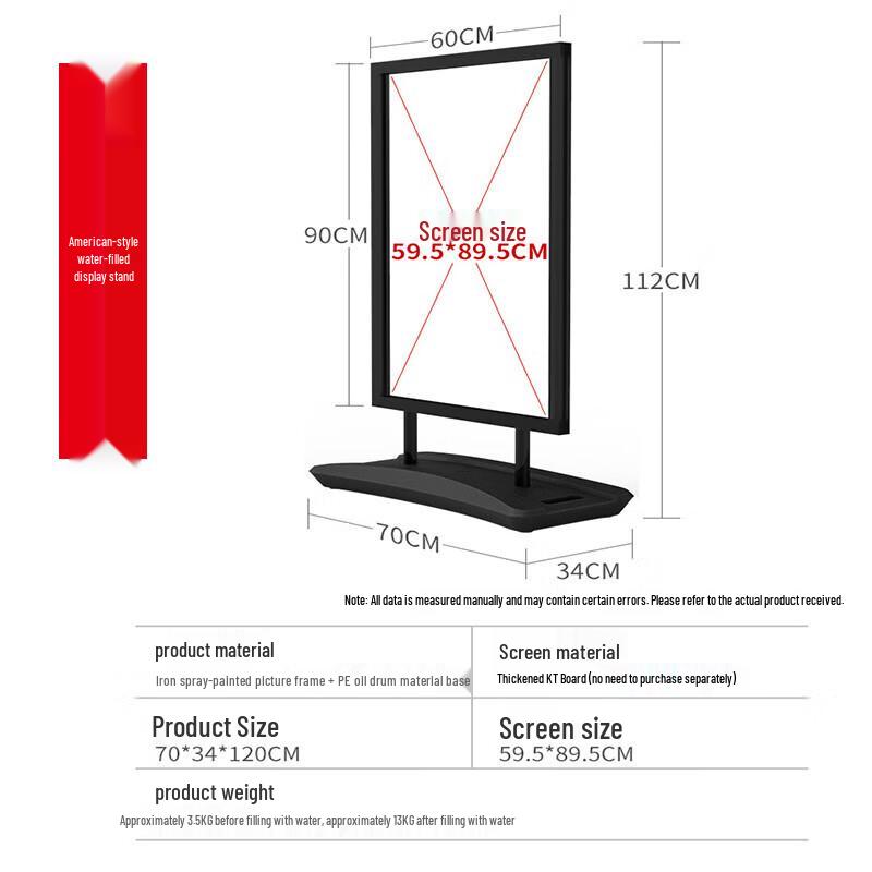 Outdoor Parking Lot Sign Display Stand