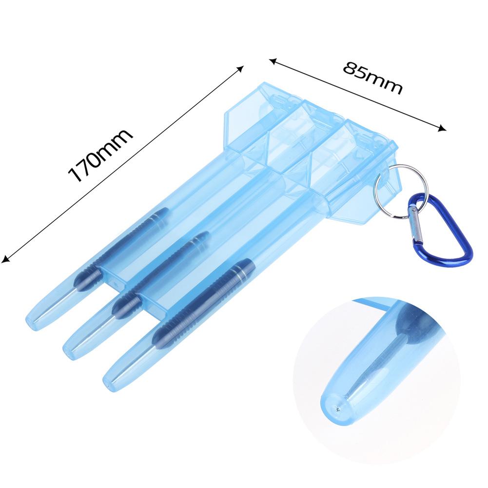 Dart Box, Portable Transparent Nylon Darts Storage Box, Integrated Universal Dart Box With Lock Buckle Hands-Free Storage Case For Most Darts