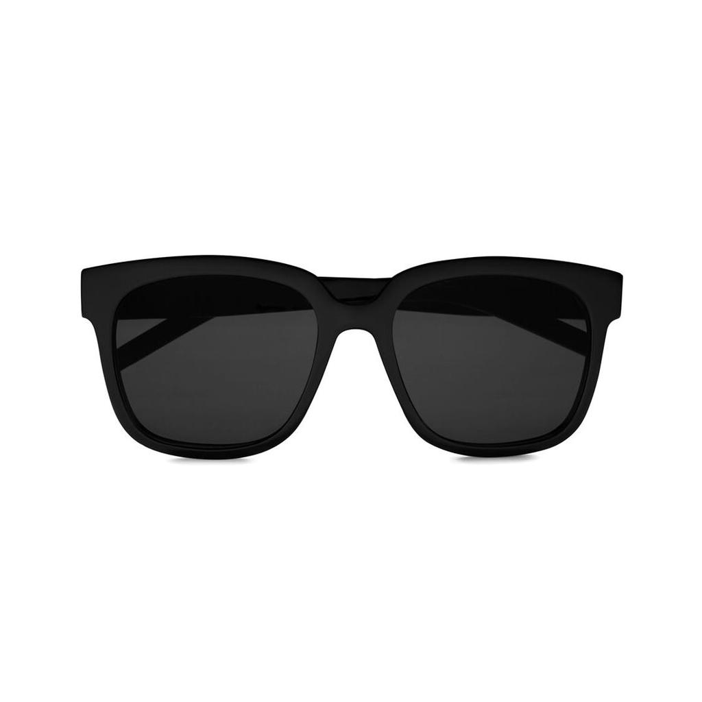 Saint Laurent Logo Decorated Square Sunglasses Women sunglasses Black 543513Y99011002