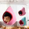 Hangable Hamster Hammock Cage Accessory Small Pet Squirrel Hammock For Enrichment Relaxing Sleeping Indoor Outdoor Tiny Pet