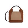 Gilda Calfskin With Grain Leather Portable Crossbody Bag, Shoulder Bag Mini Women's Brown & Light Brown WB00583-BX1084-1480S