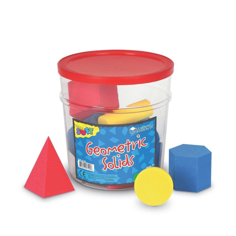 Learning Resources 3D Shape Soft Block Set LER6120 12 Pieces