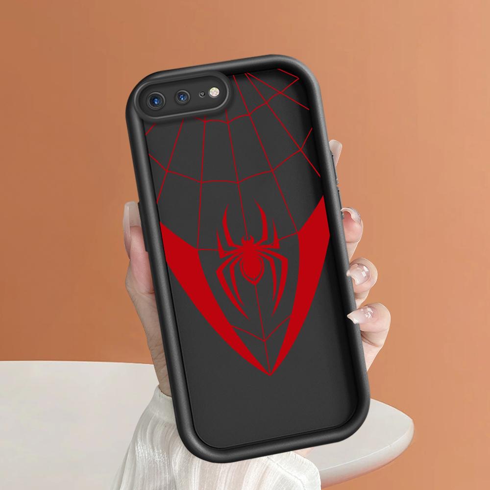 Силиконовый чехол для телефона с квадратной лестницей и рисунком паука для iPhone Samsung Galaxy Xiaomi Redmi POCO HUAWEI Honor, противоударный защитный резиновый чехол