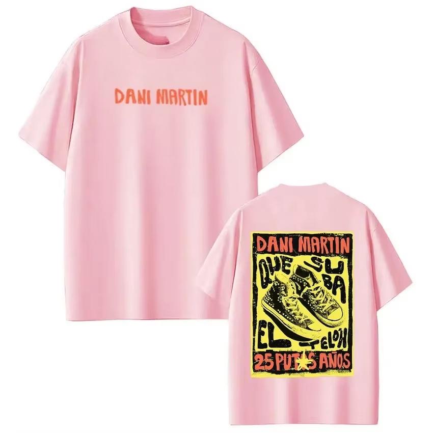 Summer 2026 BestSelling Outdoor Casual Trendy Unisexs ShortSleeved TShirt with Theme of Spanish Rock Singer Dani Martn