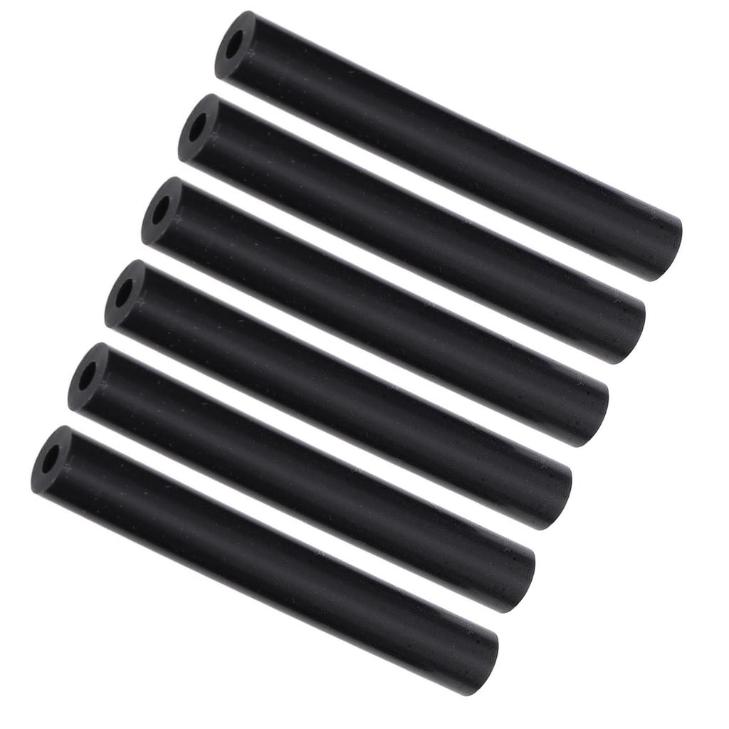 6PCS Sun Visor Repair Tubes Wear Resisting Simple Installation Rubber Car Visor Repair Kit Replacement for JK 2007 2017