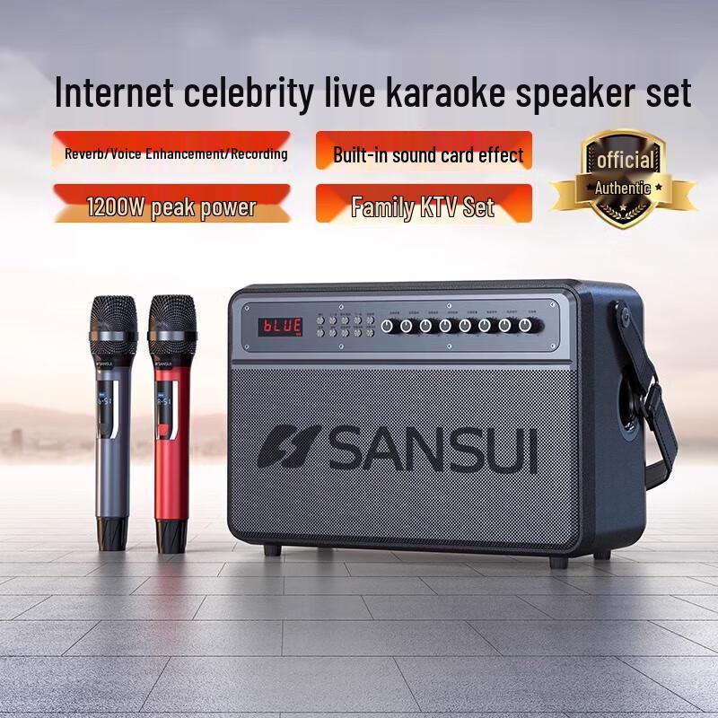 Sansui G3 Portable Outdoor KTV Bluetooth Speaker CN plug (adapter included)