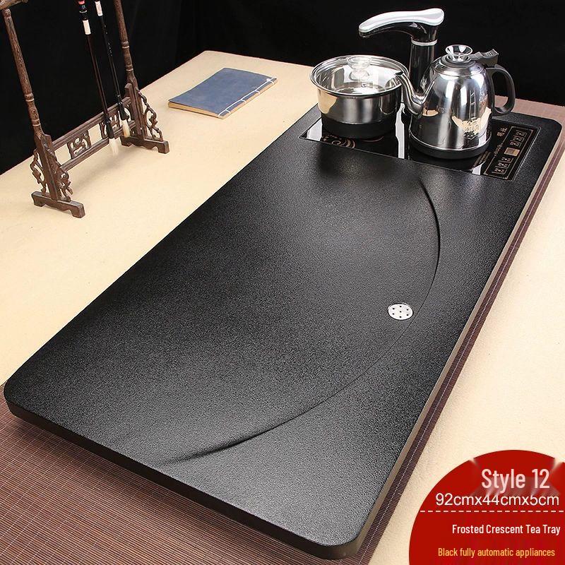 Solid Wood Automatic Kung Fu Tea Tray Set