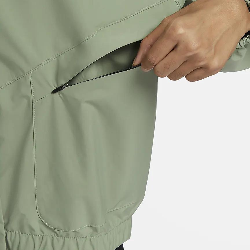 Nike Storm-FIT Swift Solid Water-Repellent Running Jacket Women Jackets Oil-Green FB7493-386