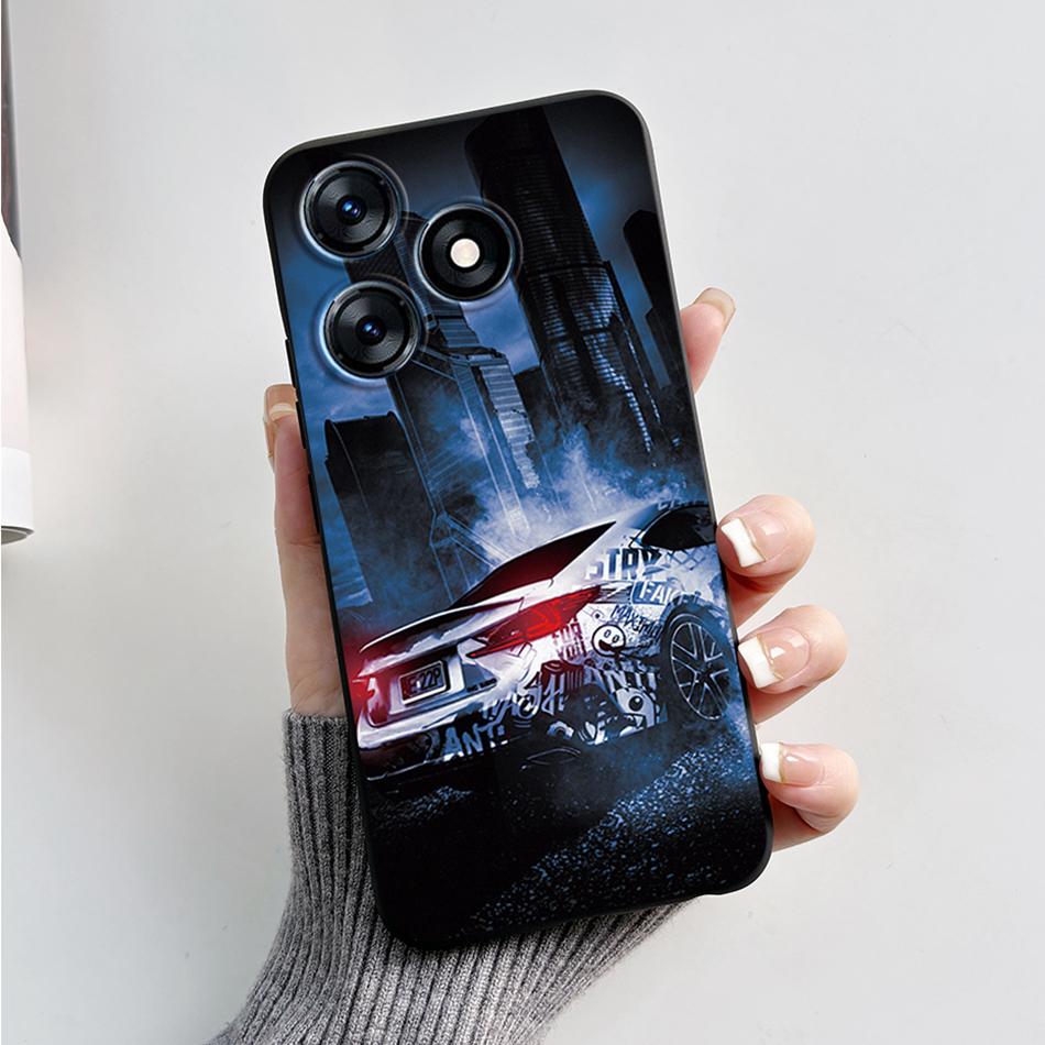 For Tecno Spark 10 Pro Case 2023 Fashion Marble Silicone Black Soft Covers For Tecno Spark 10C Spark10 Pro KI7 KI5q KI5k Bumper