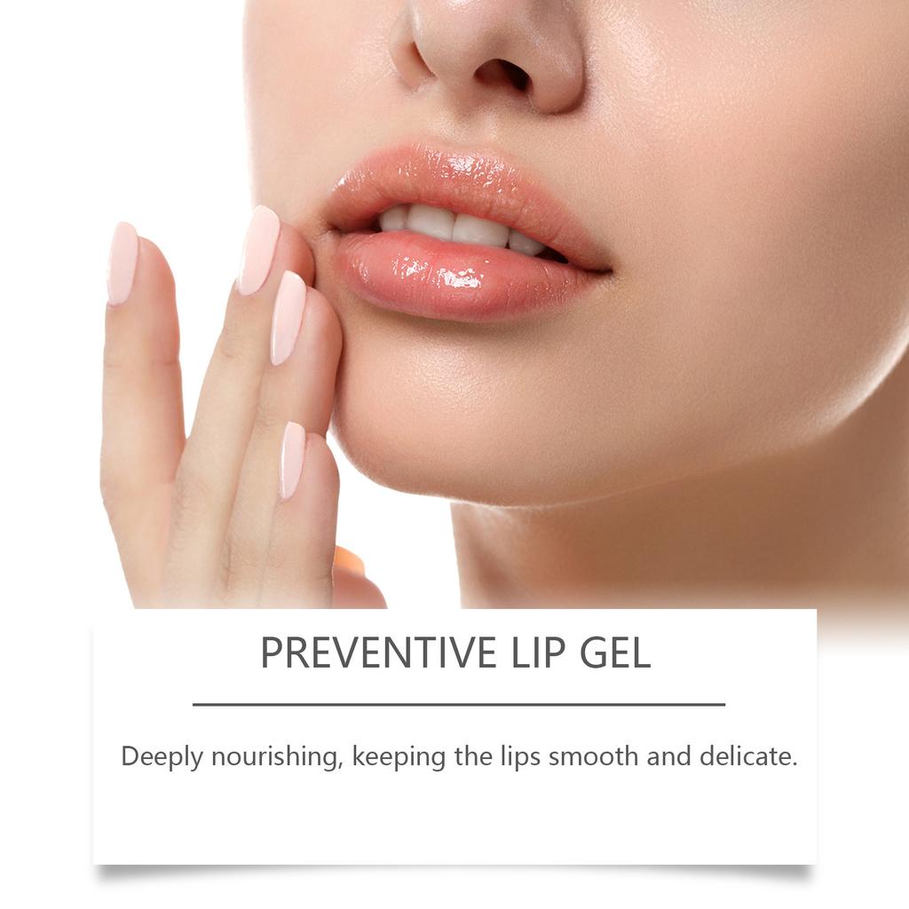 Vorbeugendes Lippengel, Lippenbalsam, Cheilitis-Pflege, Lippenpflegegel, rissige, abgestorbene Haut, Herpes-Pflege, Feuchtigkeitsgel, 15 g