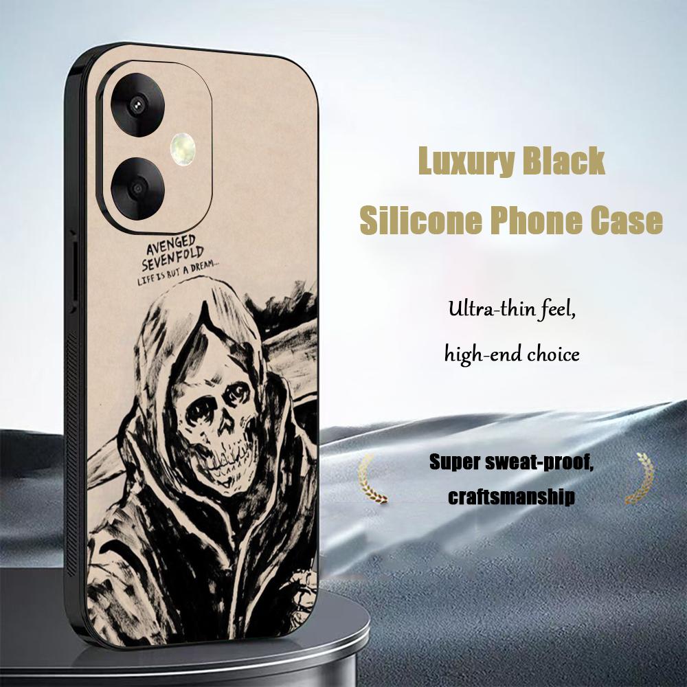 Band A-Avenged Sevenfold Hot Phone Case For Xiaomi Redmi 14C 13C 12C Note14 13 12 11 10 Pro Plus S Soft Black Phone Cover