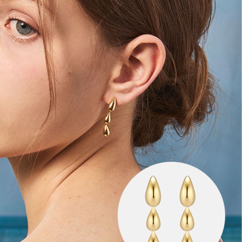 METROCITY JEWELRY Renee Sterling Silver Yellow Earrings A233SE0716YPQ