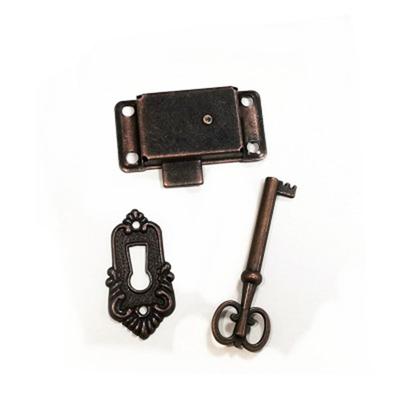 Antique Door Lock Drawer Jewelry Box Cabinet Wardrobe Cupboard Door Lock Set