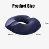 BMC Pillow With Hole Ring Circle From Bedsores With Memory Effect For Posture Coccyx Against Hemorrhoids