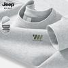 JEEP SPIRIT Men's 2026 Round Neck Loose Fit Sweatshirt