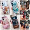 Dla Xiaomi Redmi 13 13X Etui Nowe Luksusowe Malowane Pokrowiec Przezroczyste Silikonowe Etui na Telefon Dla Xiaomi Redmi 13X Redmi13 Redmi13X Miękka Obudowa