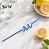 Creative Plastic Straws 10PCS Spiral Straws, Colorful Twisted Translucent Drinking Food-Grade Party PETG Reusable Drink Accessories for Cocktails