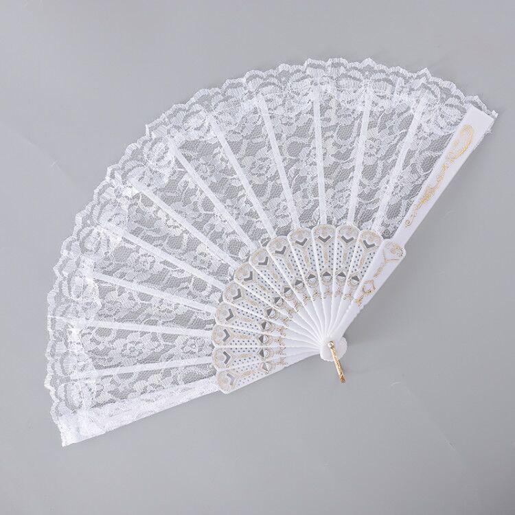 Bamboo Folding Fan, Green Smile Design, Women’s Elegant Dance Fan, Perfect Student Gift