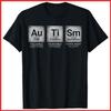Autismus Awareness Periodensystem Autismus Periodensystem Schwarzes Baumwoll-T-Shirt S-5XL