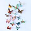 72Pcs Lifelike Butterfly Decorations Set Watercolor Wings for Wedding Party Photo Booth Props Home Room Decor Bridal Wreath Diy
