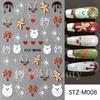 1PC Instagram-worthy Miniature Cartoon Aurora Ribbon Bow Nail Sticker, Nail Art Sticker, Holiday Gift