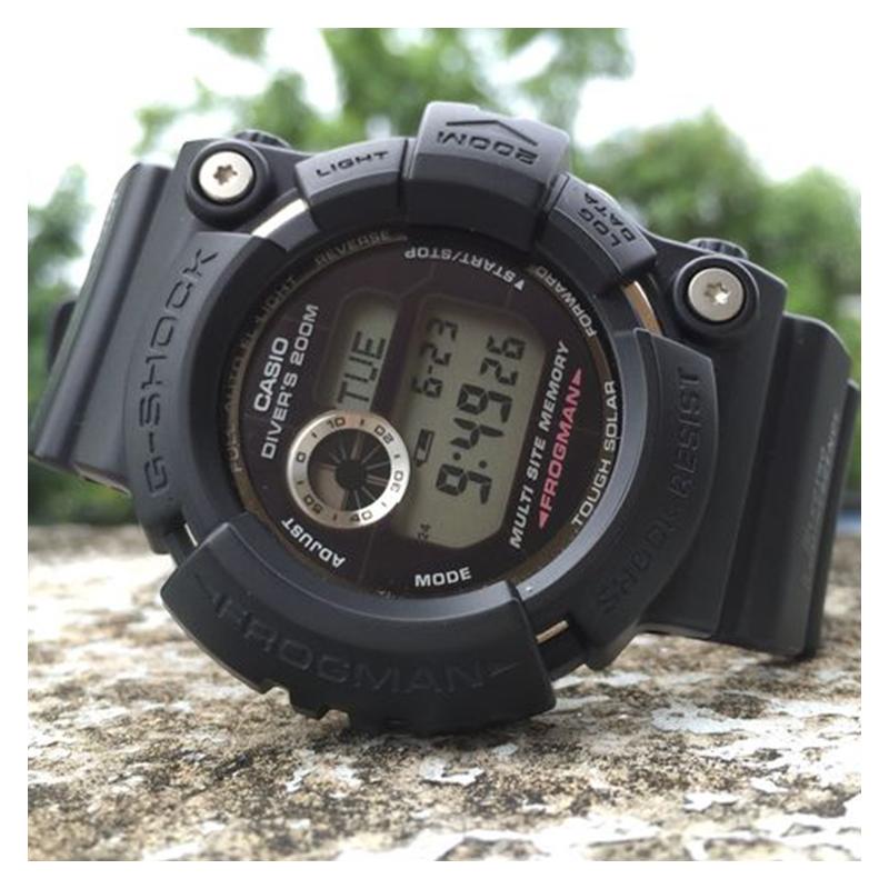 Casio G-SHOCK FROGMAN series 200 meters waterproof quartz movement Japanese and Korean watch men's watch blue dial GW-200BC-1JF