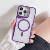 For iPhone 14 Pro Max Case Compatible with MagSafe Lens Frame Kickstand PC+TPU Phone Cover