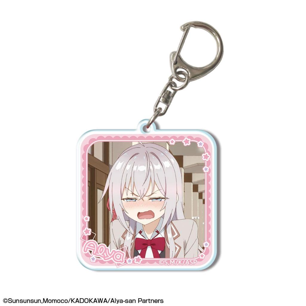 TV anime sometimes whispers in Acrylic Keychain Arya B "My neighbor, Arya, Russian" KHAN-R005-m02