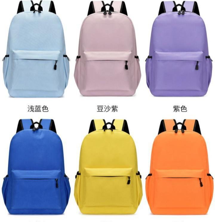 Schoolbag wholesale can be ordered backpack printing logo pattern large capacity men and women advertising donation promotional gifts printed school