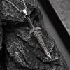 Hot Selling Accessories Big Sword Pendant Men's Punk Style Hip Hop Necklace Statement Accessories Necklace