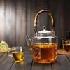Pokaro Tea Wild Heat-Resistant Glass Teapot, 1350ml Capacity, Suitable for Direct Heat and Gas Ranges