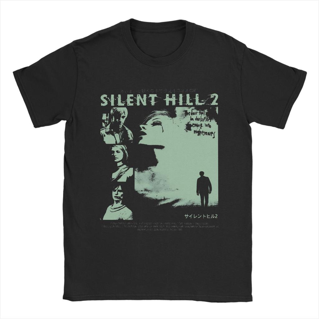 Harajuku T Shirt Silent Hill II Sunderland Cotton T Shirts Fashion Tshirt for Unisexs Summer Y2K Classic Short Sleeve Clothing