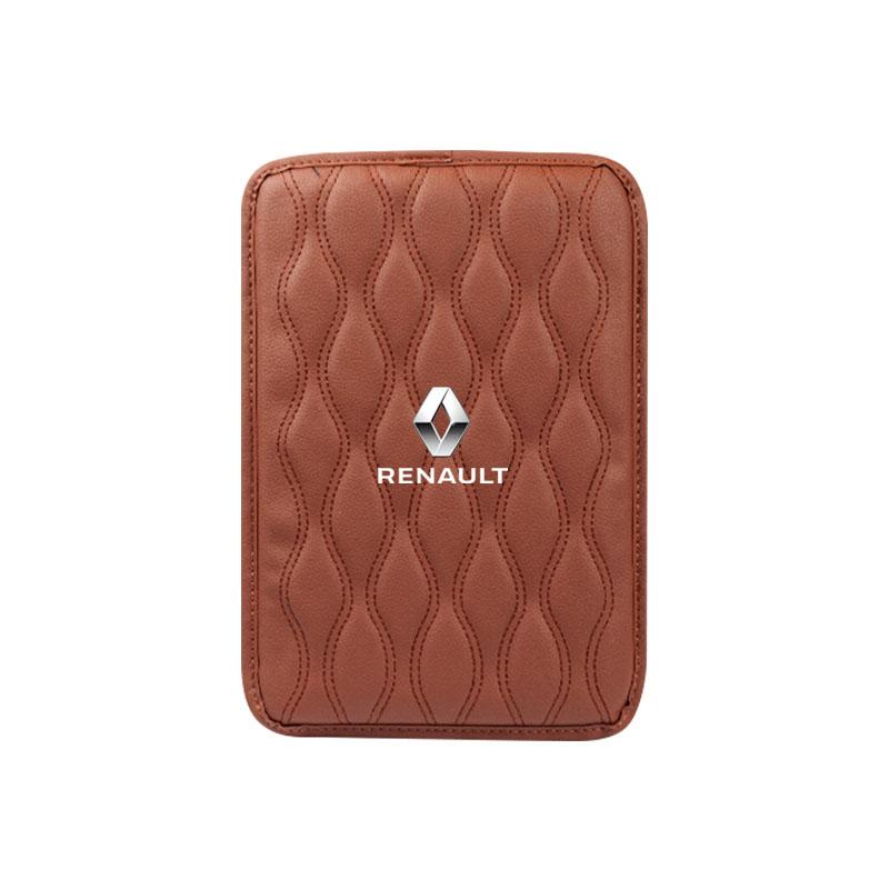 1Pcs Leather Auto Armrest Pads Protective Waterproof Hand Cushion For Renault Dacia Sport Duster Megane 2 3 4 IV Clio Fluence Logan Captur