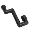 Rotating Telescopic Faucet Mechanical Swivel Arm Faucet for Kitchen Bathroom Sink Washbasin Black
