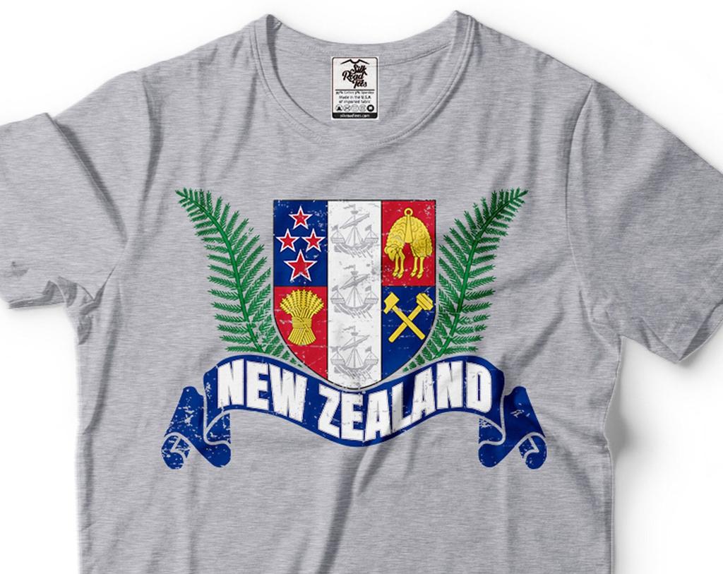 New Zealand Flag Logo Shirt: Patriotic Kiwi Gift Tee