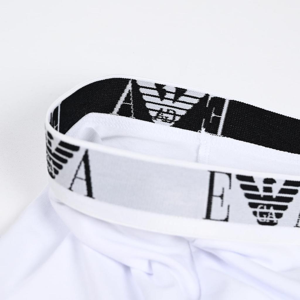 Emporio Armani Men's Boxer Briefs, 3-Pack, Black, White, and Navy, Sizes 111357, CC715, and 56110 (M), Parallel Import.