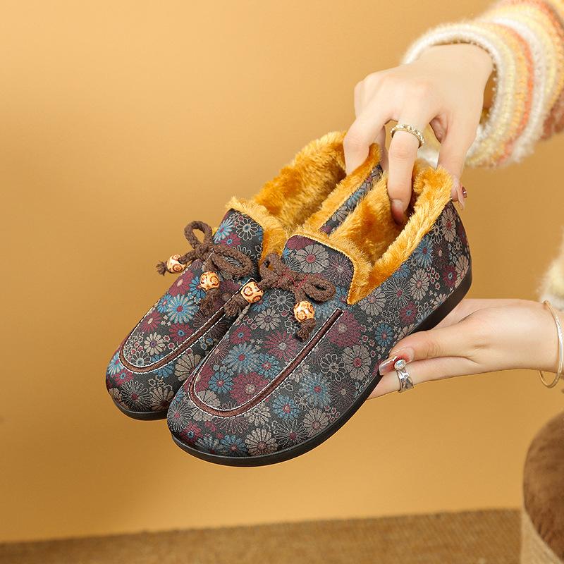 

Обувь женская зимняя новая обувь хлопковая обувь с набивкой утолщенная мягкая подошва обувь на одном педале 40