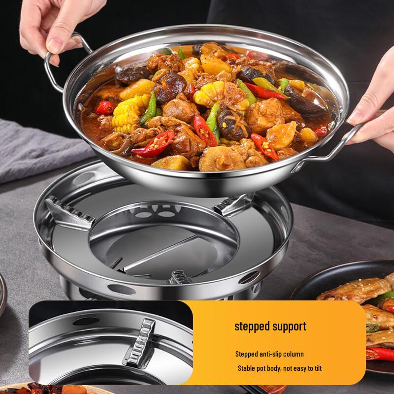 

Commercial Windproof Alcohol Stove for Dry Pots