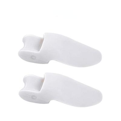 1 Paar Silikon-Gel-Daumen-Zehen-Schutz-Trenner, Hallux-Glätteisen, Fußpflege-Relief-Pads