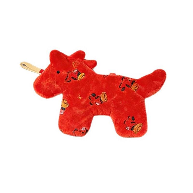 

Cartoon Horse Hand Towel Coral Fleece Chinese Year Home Kitchen Wipes Horse Thickened Hanging Absorbent Towels For Bathroom