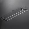 Wall-Mounted 304 Stainless Steel Bathroom Towel Rack and Storage Shelf