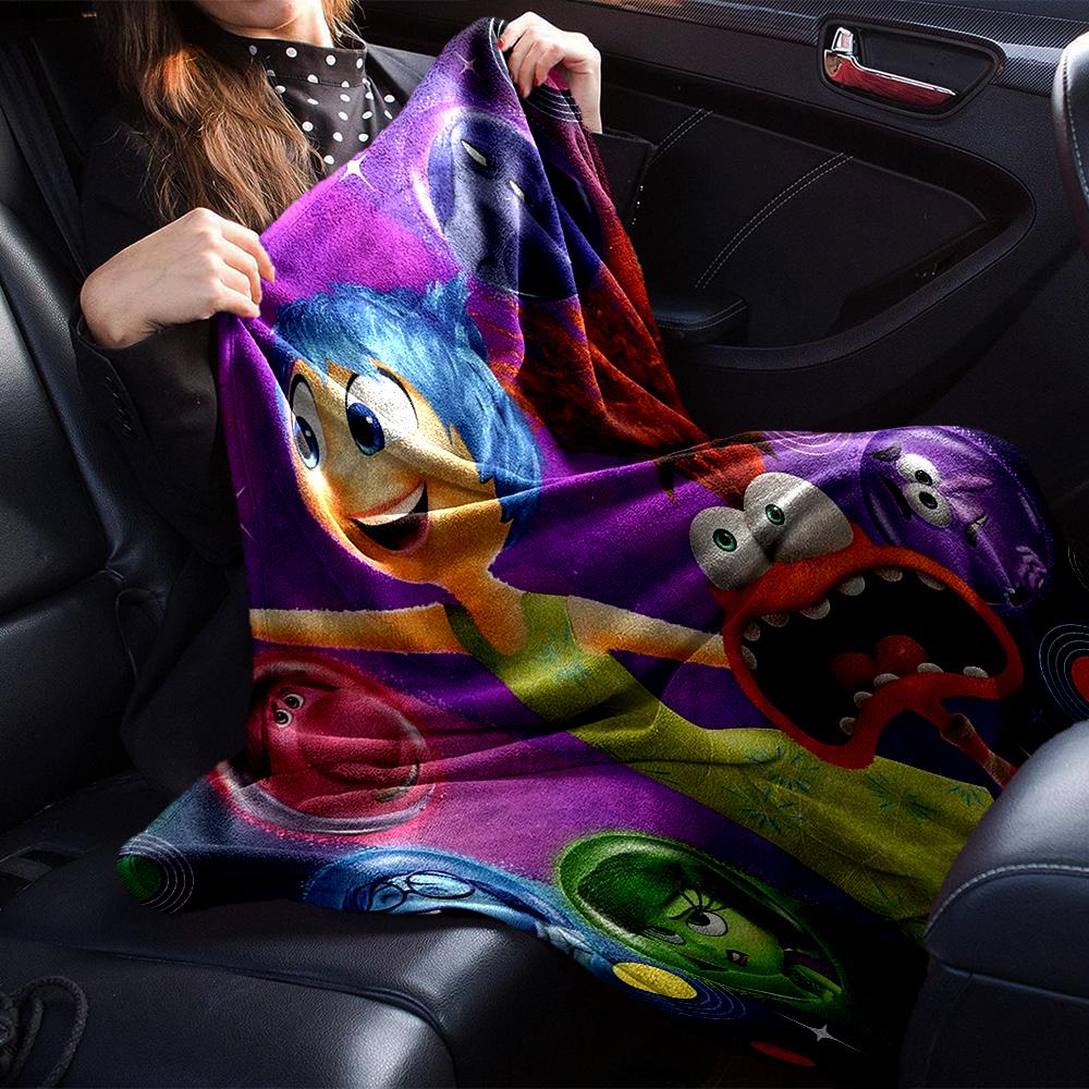 Inside Out Emotions Blanket Soft Throw Blanket For Home Bedroom Bed Sofa Travel Office Solid Christmas Blanket