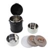 Insulated Food Jar Professional 1.4L Capacity 304 Stainless Steel Double Layers Leakproof Vacuum Lunch Box Container with Strap for Work School Travel