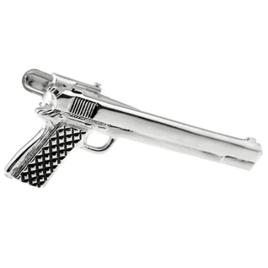 Pistol handgun tie pin tie bar tie pin n02503