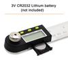 SHANHR 200mm/300 mm Digital Meter Angle Inclinometer Angle Digital Ruler Electron Goniometer Protractor Angle Finder