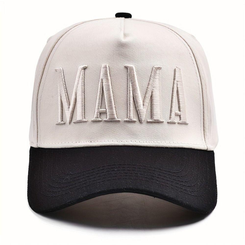 Adjustable Couple Cap Letter Embroidery Sunscreen Hats Fashion DAD MAMA Baseball Cap  For Man Women
