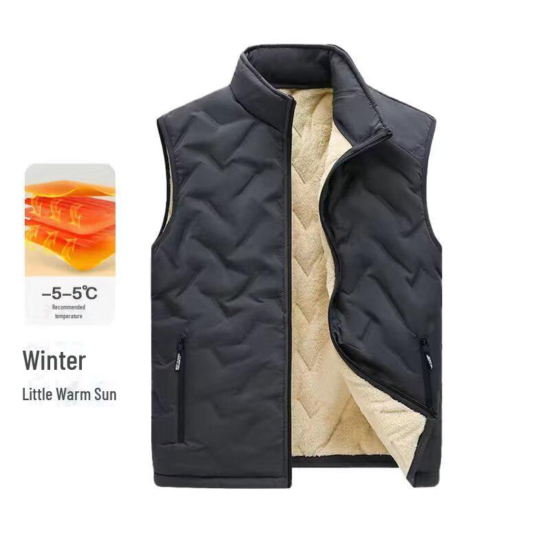 Trendige Herrenweste aus Baumwolle mit Samtfutter – warm und stylisch für Herbst/Winter