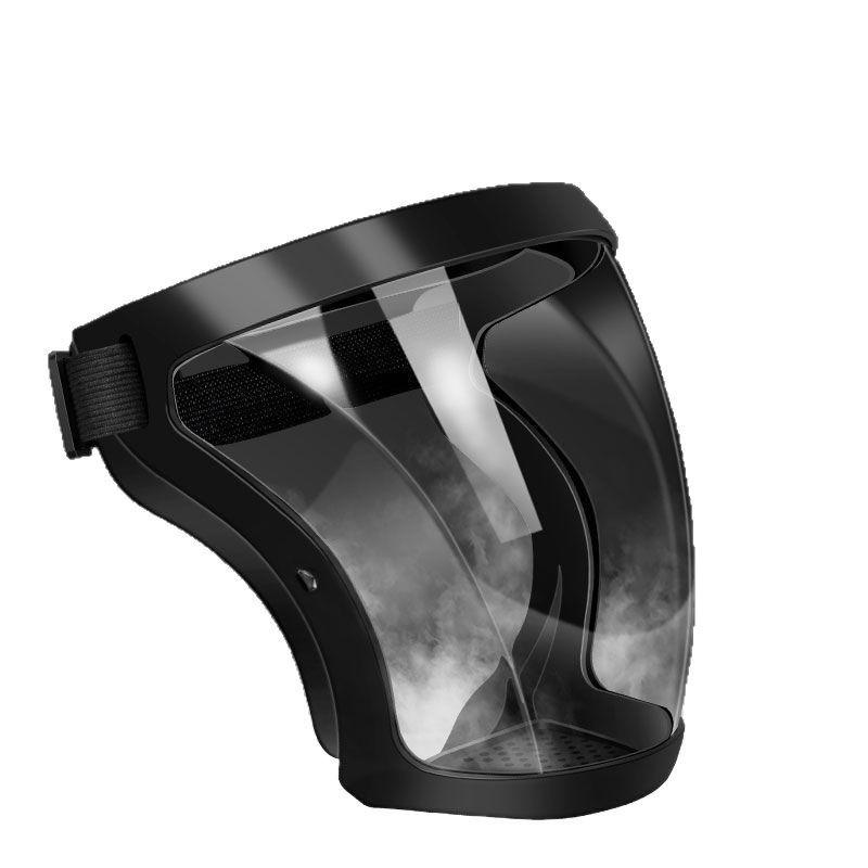 1/2Pcs Full Face Protective Mask High Transparency Waterproof Anti Fog Dust Oil Fume Proof for Adults Cooking Spray Polished