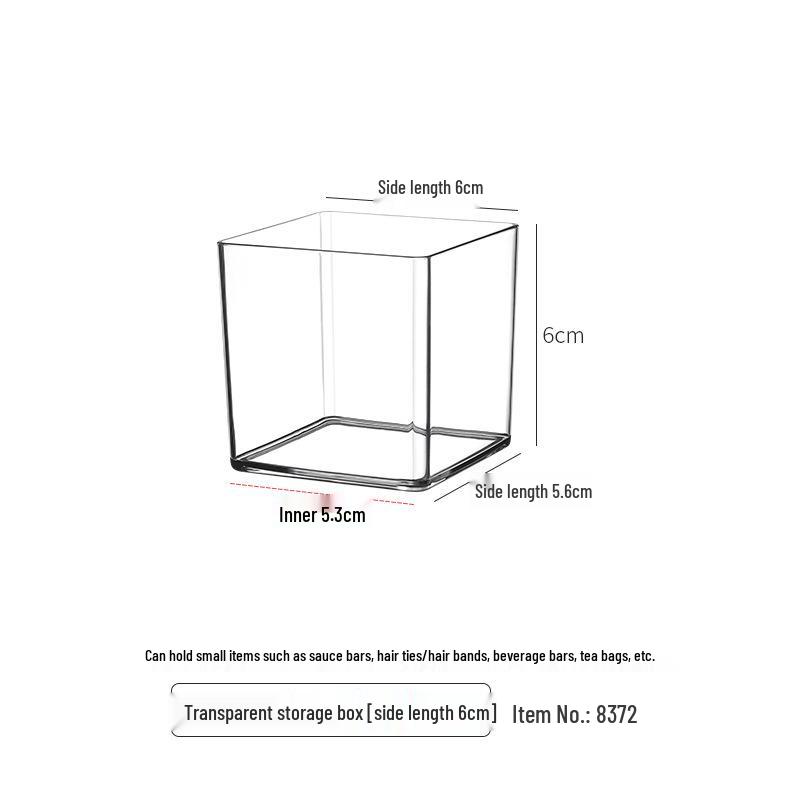 Acrylic Desktop Pen Holder: Large-Capacity Transparent Storage Box for Office or College Students